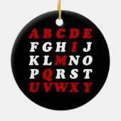 英語アルファベット セラミックオーナメント (裏面)