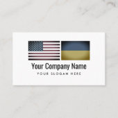 英語ウクライナ語翻訳サービス 名刺 (正面)