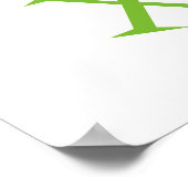 英語カラフルアルファベットのポスタ子供へー ポスター (角)