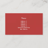 英語ガーデンローン&造園名刺 名刺 (裏面)