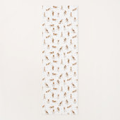 英語キツネテリアヨガポーズ ヨガマット (正面)