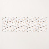 英語キツネテリアヨガポーズ ヨガマット (正面(横))