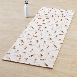 英語キツネテリアヨガポーズ ヨガマット