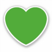 英語グリーンステッカー シール (正面)