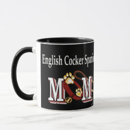 英語コッカースパニエル犬ママのプレゼント マグカップ