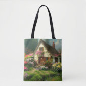 英語コテージトート財布 トートバッグ (正面)