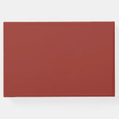 英語コテージ結婚ズゲストブックバラレッド ゲストブック (裏面)