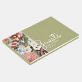 英語コテージ結婚ズゲストブック ゲストブック (コーナー)