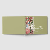 英語コテージ結婚ズゲストブック ゲストブック (全面)