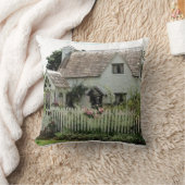 英語コテージ クッション (ブランケット)