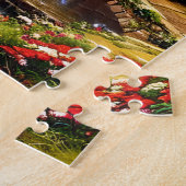 英語コテージ ジグソーパズル (側面)