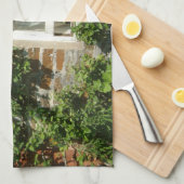 英語コテージI 魅力的 キッチンタオル (四つ折り)