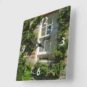 英語コテージI 魅力的 スクエア壁時計 (傾斜)