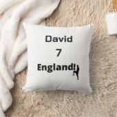 英語サッカー選手のカスタマイズ クッション (ブランケット)