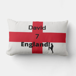 英語サッカー選手のカスタマイズ ランバークッション