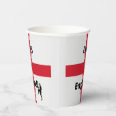 英語サッカー選手のカスタマイズ 紙コップ (右)