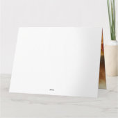 英語セッターの子犬 オータム デライト パンプキン カード (裏面)