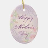 英語セッターハートママセラミックオーナメント セラミックオーナメント (裏面)