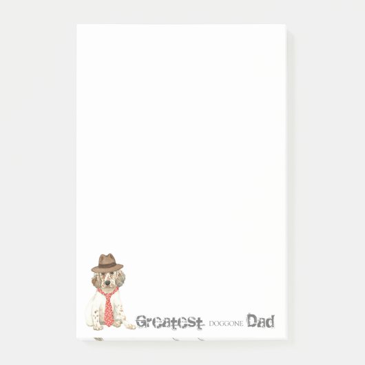 英語セッターパパ ポストイット (正面)