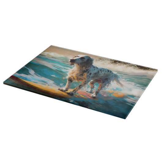 英語セッタービーチ絵画サーフィン カッティングボード (角)