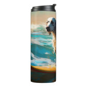 英語セッタービーチ絵画サーフィン タンブラー (回転左)