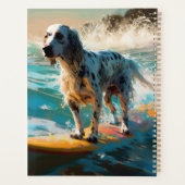 英語セッタービーチ絵画サーフィン プランナー手帳 (裏面)