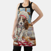 英語セッターホリデーベーキング:フェスティバルクリスマス エプロン (インサイチュ)