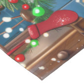 英語セッターホリデーベーキング:フェスティバルクリスマス テーブルクロス (アングル)