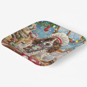 英語セッターホリデーベーキング:フェスティバルクリスマス ペーパープレート (傾斜あり)