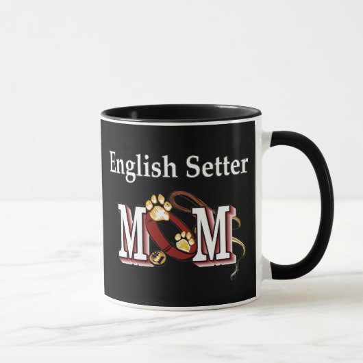 英語セッターママママグ マグカップ (右)