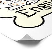 英語セッター愛好家 ポスター (角)