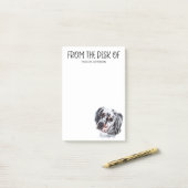 英語セッター愛好家 ポストイット (デスク上)