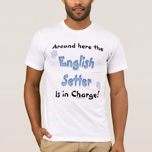 英語セッター料金 Tシャツ (正面)