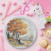 英語セッター狩り「Laverack」 ペーパープレート (パーティー)