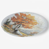 英語セッター狩り「Laverack」 ペーパープレート (アングル)