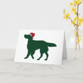 英語セッター カード (黄色い花)