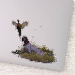 英語セッター,キジ狩り シール