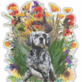 英語セッター シール (正面)