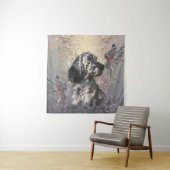 英語セッター タペストリー (インサイチュ)