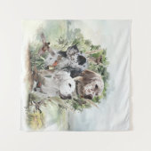 英語セッター タペストリー (正面(横))