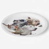 英語セッター ペーパープレート (アングル)