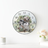 英語セッター ラージ壁時計 (ホーム)