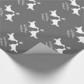 英語セットツ結婚ーズとカスタム文字 ラッピングペーパー (角)