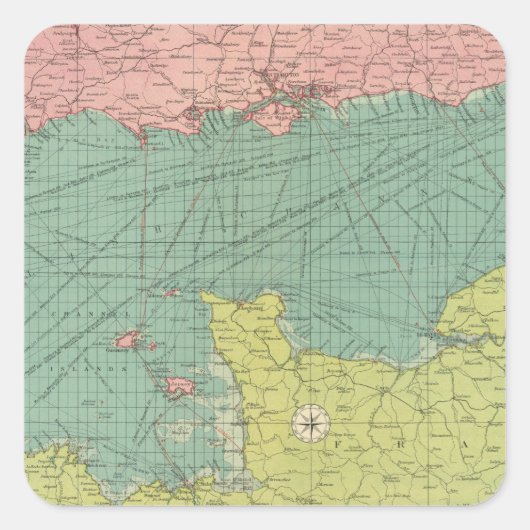 英語チャンネル スクエアシール (正面)