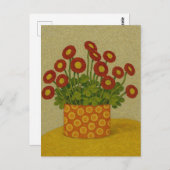 英語デイジーはがき ポストカード (正面/裏面)