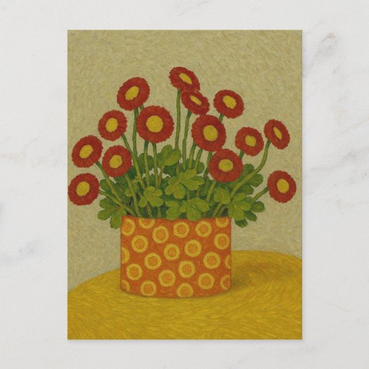 英語デイジーはがき ポストカード (正面)