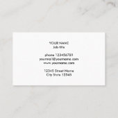 英語ノルウェー語翻訳サービス 名刺 (裏面)