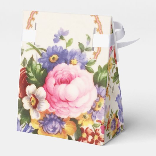 英語バラガーデンハイティーパーティー フェイバーボックス (裏面サイド)