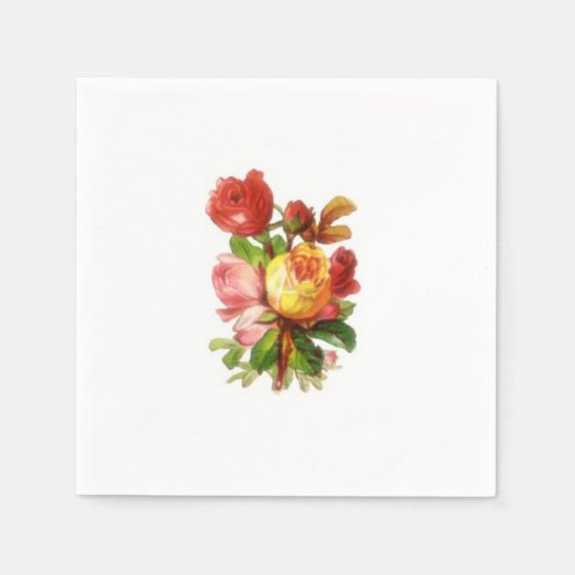 英語バラティーパーティーテーマ紙ナプキンス スタンダードカクテルナプキン (正面)