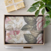 英語バラティーパーティーフローラピンクブライダルシャワー 薄葉紙 (ギフト)